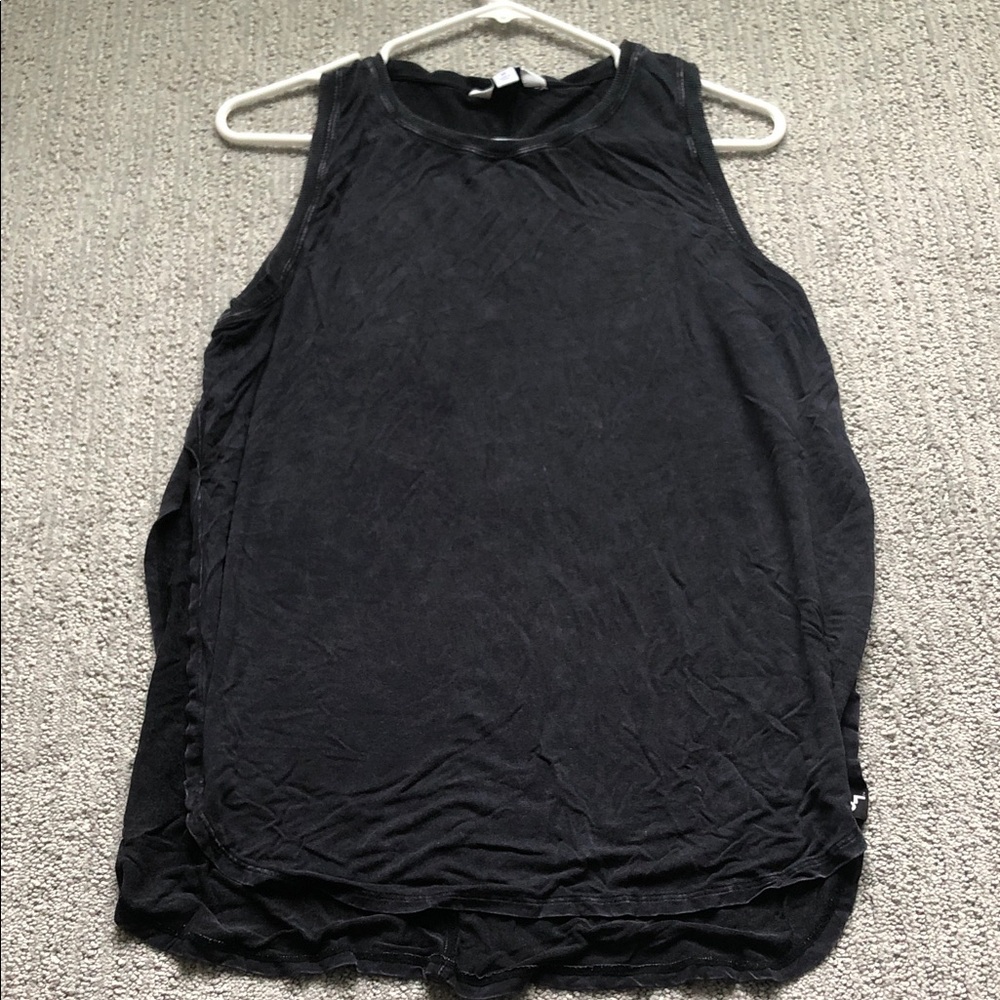 Charcoal Sleeveless Women's Workout Top